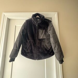 Ci Sono Black Outerwear